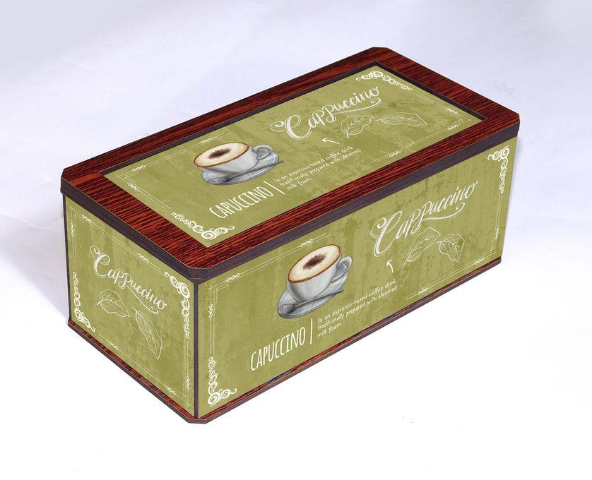 Coffee Box - Tea Box - 20 X 10 X 8 Cm