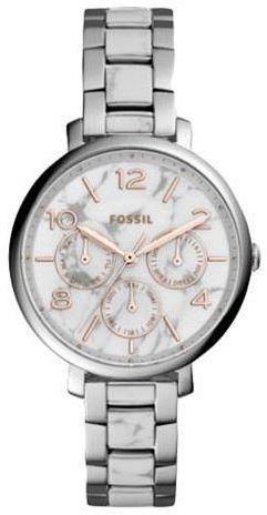 Fossil Jacqueline Multifunction Women's White Dial Stainless Steel Band Watch - ES3939