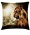 Texveen An-P-0020 Animals Digital Printed Pillow Cover - Multicolor - 40x40 cm