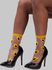 Kamata Yellow Pawpaw Sheer Socks - Yellow