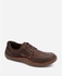 Activ Stitched Leather Shoes - Brown