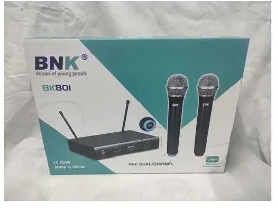 Bnk BK801 Professional Wireless Microphone Black M