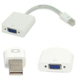 ZERO Mini Dp Display Port To Vga Cable Adapter For Macbook Pro - White