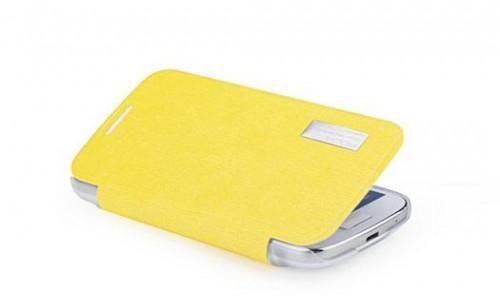 Rock 1211339 Flip Cover for Samsung Galaxy S4 Mini - Yellow