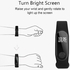 M2 Fitness Tracker With Fingerprint Sensor Black