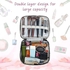 eWINNER Multifunctional Cosmetic Bag Portable Cosmetic Bag Cosmetic Case Travel Toiletry Storage Box Travel Waterproof Storage Bag Travel Cosmetic Storage Bag