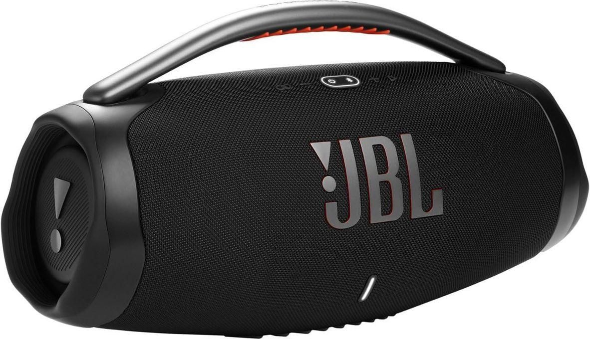 JBL JBL Boombox 3 - Portable Bluetooth Speaker, Powerful Sound and Monstrous bass, IPX7 Waterproof, 24 Hours of Playtime, powerbank, JBL PartyBoost for Speaker Pairing, and eco-Friendly Packaging (Black)