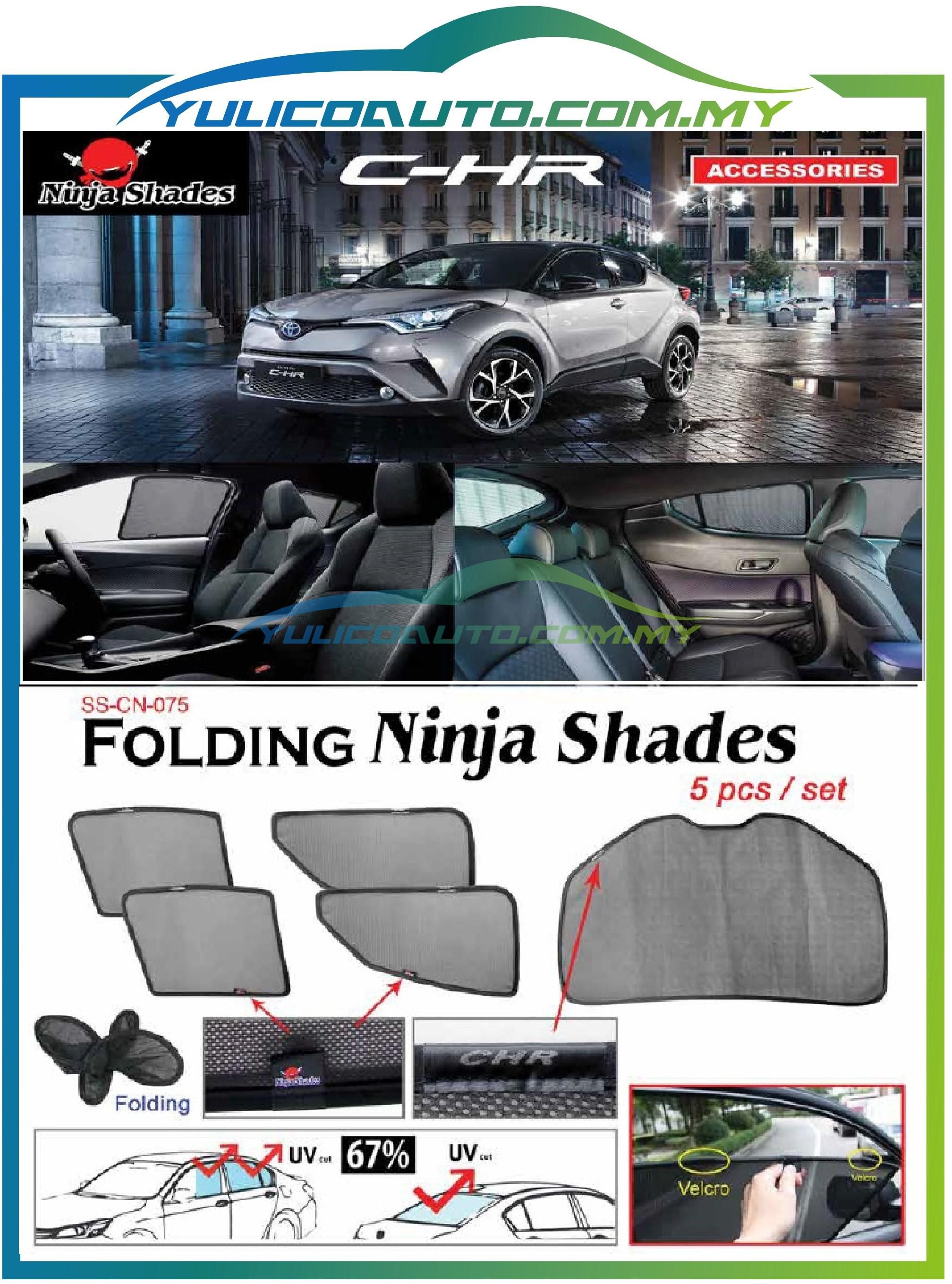 Toyota CHR Magnetic Ninja Sun Shade Premium Quality