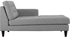 Modway EEI-2597-LGR Empress Upholstered Fabric, Right-Arm Chaise Lounge, Light Gray