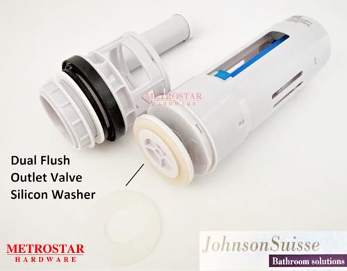 Dual Flush Johnson Suisse Silicone Drain Flush Valve Rubber Seal Washer