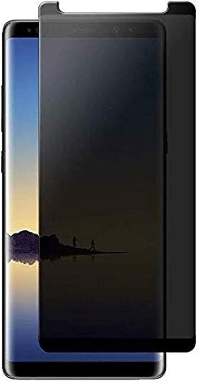 Privacy Glass Glass Screen Protector For Samsung Galaxy Note 8 - Black