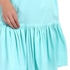 Haya Cotton Cut Shoulder Dress - Pastel Green