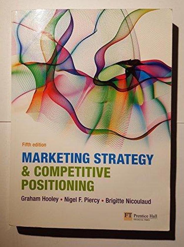 Pearson Marketing Strategy and Competitive Positioning ,Ed. :5
