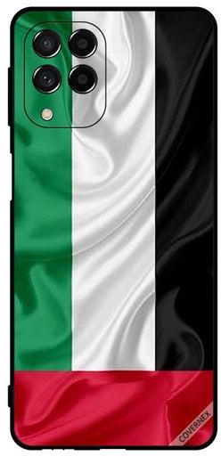 Protective Case Cover For Samsung Galaxy M53 UAE Flag Cloth