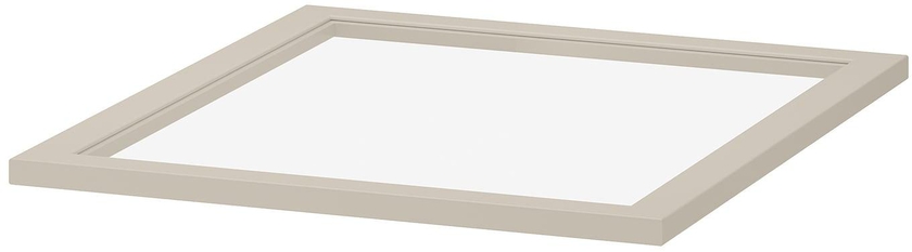 KOMPLEMENT Glass shelf - beige 50x58 cm
