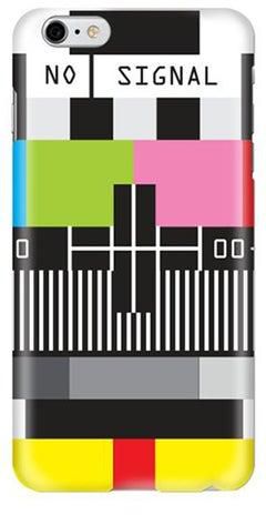 Premium Slim Snap Case Cover Gloss Finish for Apple iPhone 6 Plus/6s Plus No Signal TV