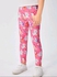SHEIN Toddler Girls Unicorn & Star Print Leggings Pink