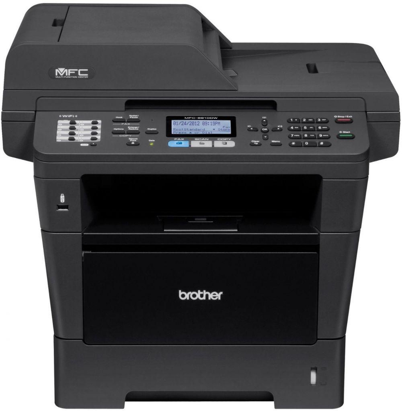 Brother Laser All in One Printer with Duplex and Wireless Networking, Black [MFC-8910DW]