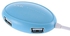 Generic SSK Portable 4-port HUB USB 2.0 Converter Adapter