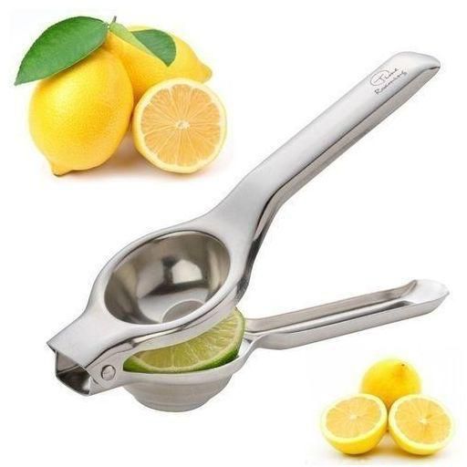 Stainless Steel Citrus Lemon Orange Squeezer - Silver