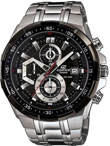 Casio Men's Black Dial Stainless Steel Band Watch - EFR-539D-1AVUDF