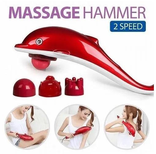 Dolphin Single Head Body Massager Infrared Hammer 1 Head
