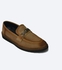 MA Class Beige Color Suede Loafer Shoes