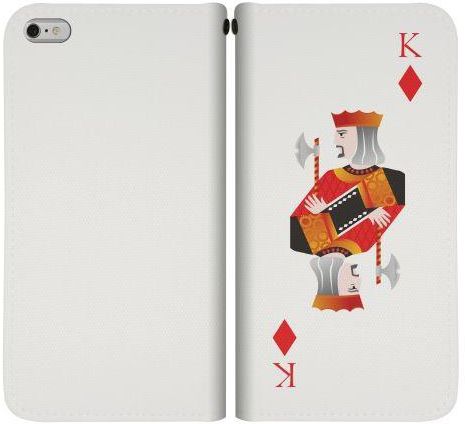 Stylizedd  Apple iPhone 6 Plus Premium Flip case cover - King of Diamonds  I6P-F-89