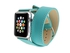 PU Leather Band Strap Double Tour for Apple Watch 38mm Blue