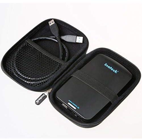 Inateck 2.5 inch Hard Disk HDD Protective Carrying Case Cover Bag Black
