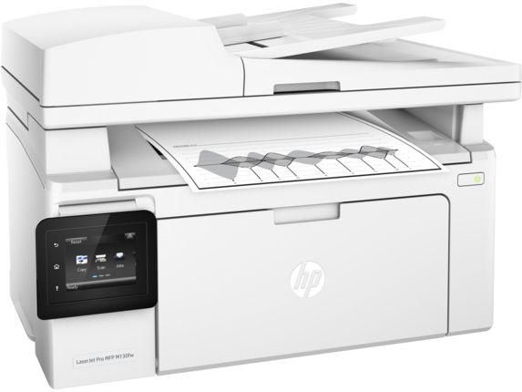 Laser Printer Multifunction  by HP, White , MFP-M130 FW
