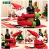 Eissely Christmas Home Decoration Santa Claus Bottle Cover