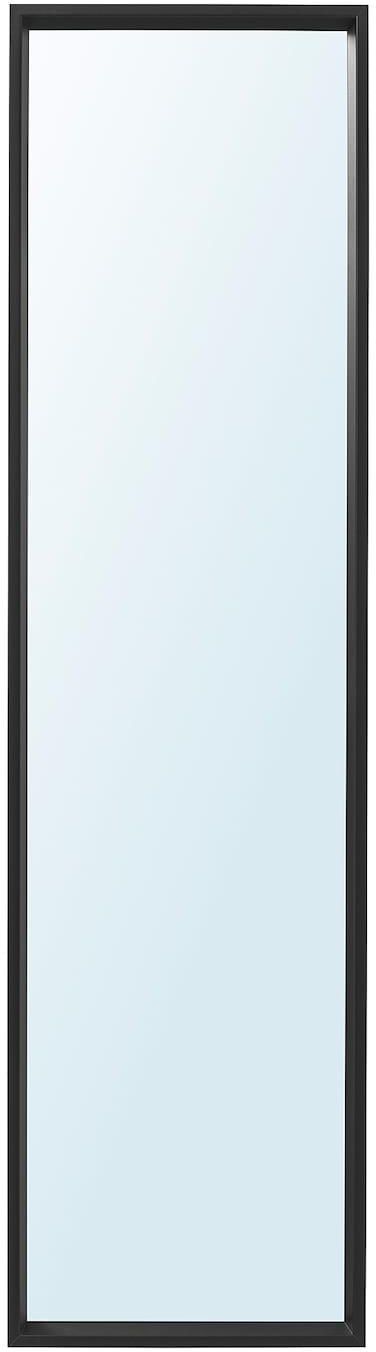 NISSEDAL Mirror - black 40x150 cm