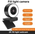 Laptop 1080P 5MP Webcam With Ring Light And Mic Autofocus Web