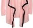 Generic Casual Long Sleeve Open Front Cardigan Knitting Shirt Coat Pink