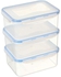 Healthy Food Storage Container 700 ML - 3 PCs