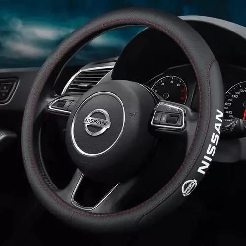 Nissan Steering Wheel CoverThe steering wheel cover also offers unique decoration for your car and is a great replacement for your damaged and worn original factory leather covered