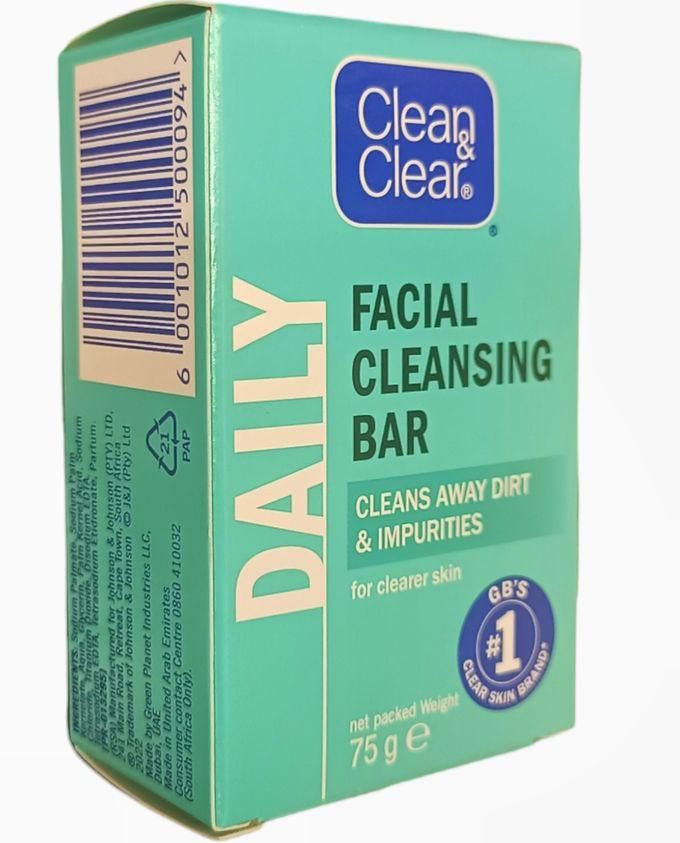 Clean & Clear Facial Cleansing Bar For Clearer Skin