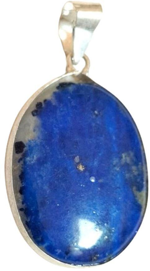 Sherif Gemstones Rare Genuine Blue Lapis Lazuli Stone Pendant