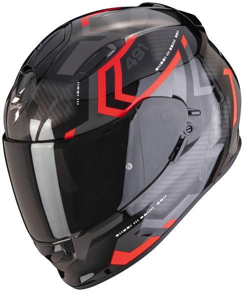 Scorpion EXO-491 Spin Full Face Helmet - Black/Red