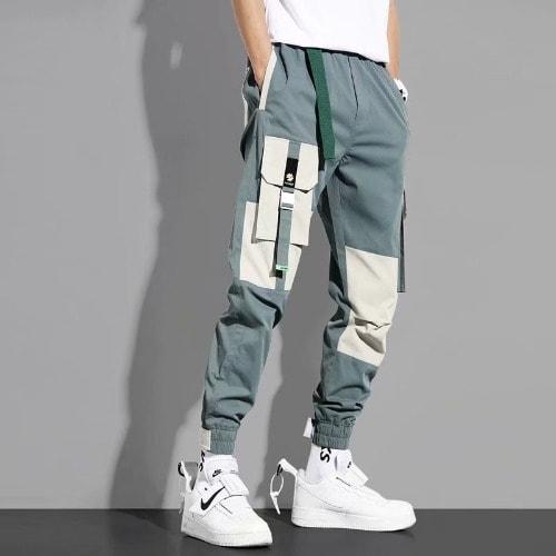 Combat Cargo Pant With Green Rope.
