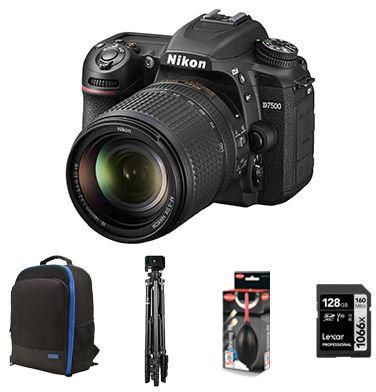 Nikon D7500 DSLR Camera with 18-140mm VR Lens And Accessories Kit