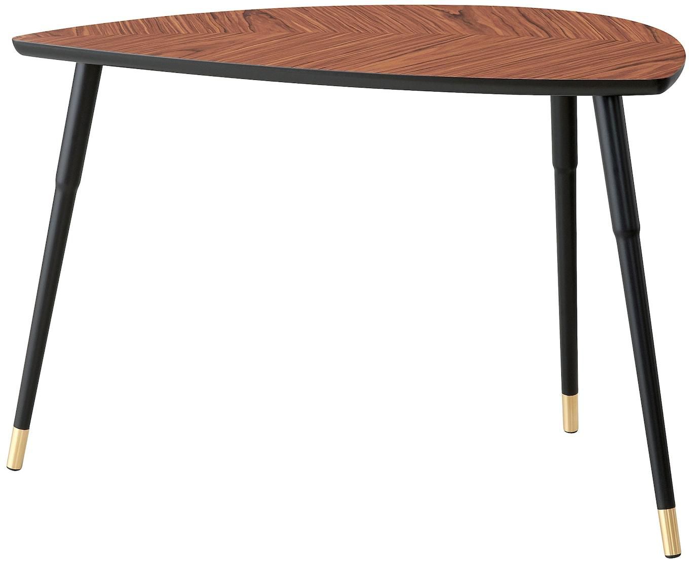 LÖVBACKEN Side table - medium brown 77x39 cm