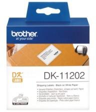 Brother DK-11202 - 62mm x 100mm Shipping/Name Badge Labels [300/Roll]