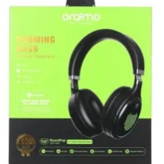 Oraimo H85D 2 In 1 Smart Headphone Premium Sound - Black