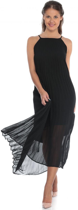 Jolly Chic Maxi Dress for Women - XL, Black
