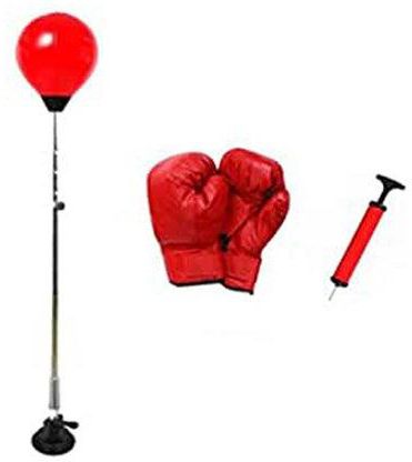Adjustable Boxing Stand Boxing Trainer Punching Stand With Pump And Gloves