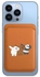 Magsafe Wallet - Mag Safe Secure Credit Card Holder – Vegan Leather. Magnetic Card Wallet Holder - Apple iPhone 14,13,12 Compatible- Brown- Panda Dance