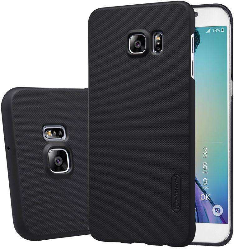 NILLKIN Samsung Galaxy S6 Edge Plus Back Cover Hard Case With Screen Protector [Black Color]