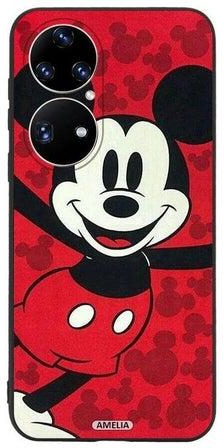 Protective Case Cover for Huawei P50 Happy Mickey Multicolour